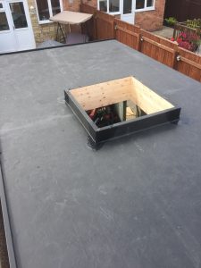 Roof Light on EPDM flat roof Newcastle Roof Light on EPDM flat roof Newcastle